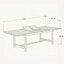 Ensemble de table de salle à manger extensible et chaises d'extérieur 13 pièces Wayland | Bois d'eucalyptus | Idéal pour le patio, table brune