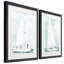 " Soft Sailboat III " 2 - Pieces Painting Print