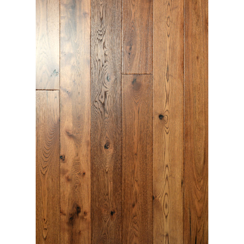 Plancher de bois franc d'ingénierie Hickory, Chalet