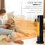 HomCom 1500 Watt 4710 BTU Electric Tower Space Heater with Adjustable Thermostat and with Digital Display