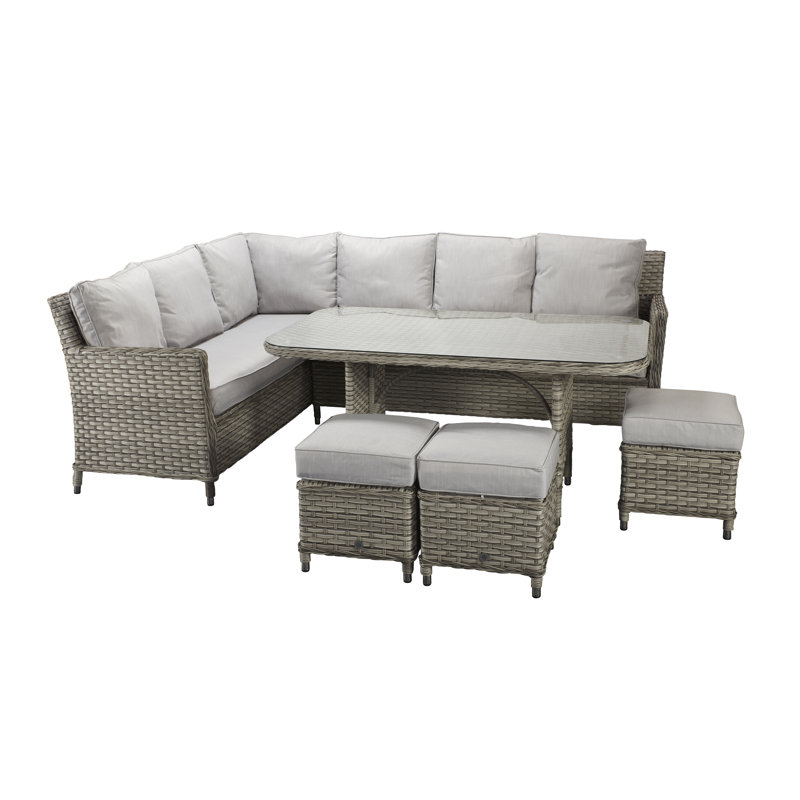 Pat Sectional Sofa Set with Cushions