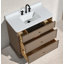 Meuble-lavabo en chêne fumé 36 po Jane