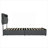 Neutral Gray Upholstered Storage Twin Platform Bed with Integrated USB Charging and LED Lighting for Modern Residential Bedrooms
