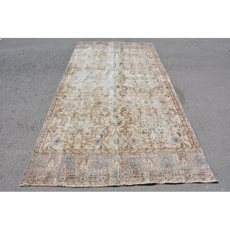 Tapis décoratifs pour la maison, tapis luxueux bleus, grands tapis de 5,1 x 10 pi, tapis turc, tapis bohème, tapis rétro