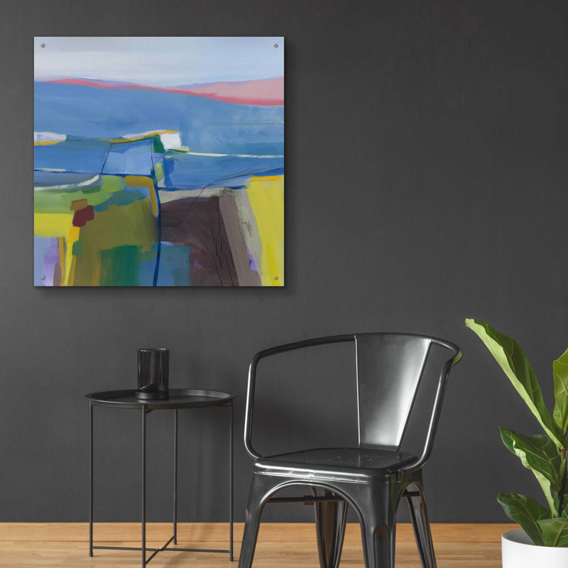 «Hill Side» par Jo Maye, H 36 po x l 36 po x P 0,2 po