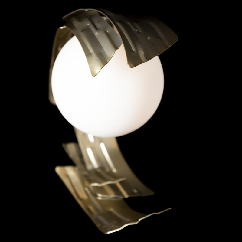 Crest Table Lamp, Modern Brass