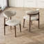 Chaise d'appoint rembourrée en bois massif et blanc Sachelle, aucun assemblage requis-268516296-272227222