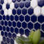 Carreau de mosaïque en porcelaine nid d'abeille 1 po x 1 po Value Series-98546887