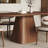 Retro style solid wood dining table set-107357303