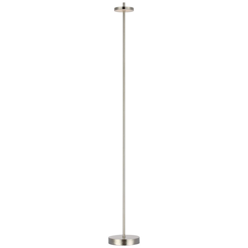 Kelly Wearstler Sene 50" Rechargeable Floor Lamp, Museum Nickel
