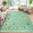 Rugs for Living RoomMachine Washable Area Rugs Non-SlipVintage Floral Rug Bedroom Rug for Dorm Playroom Foyer Entryway-201976627-201976014