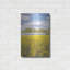 «Field of Yellow I» par Donnie Quillen, art mural en métal, 16 po x 24 po