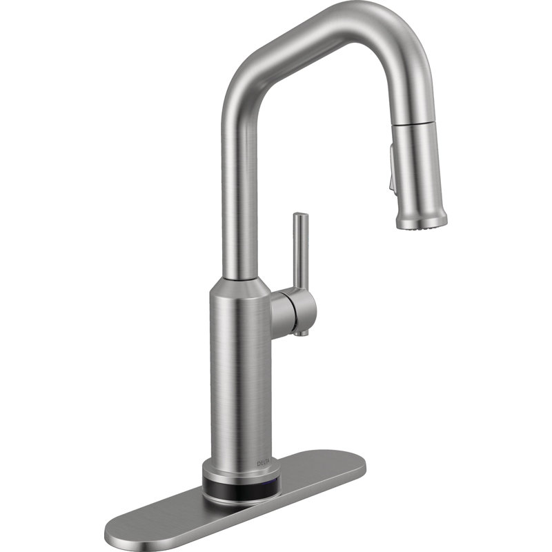Touch2O Bar / Prep Faucet with Touchless Technology, Lumicoat Arctic Stainless