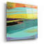  «Sands No. 2» par Cathe Hendrick, art mural en verre acrylique, 12 po x 12 po