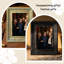 Cadre photo noir 3 pièces pour photos et photos de famille 8 po x 10 po
