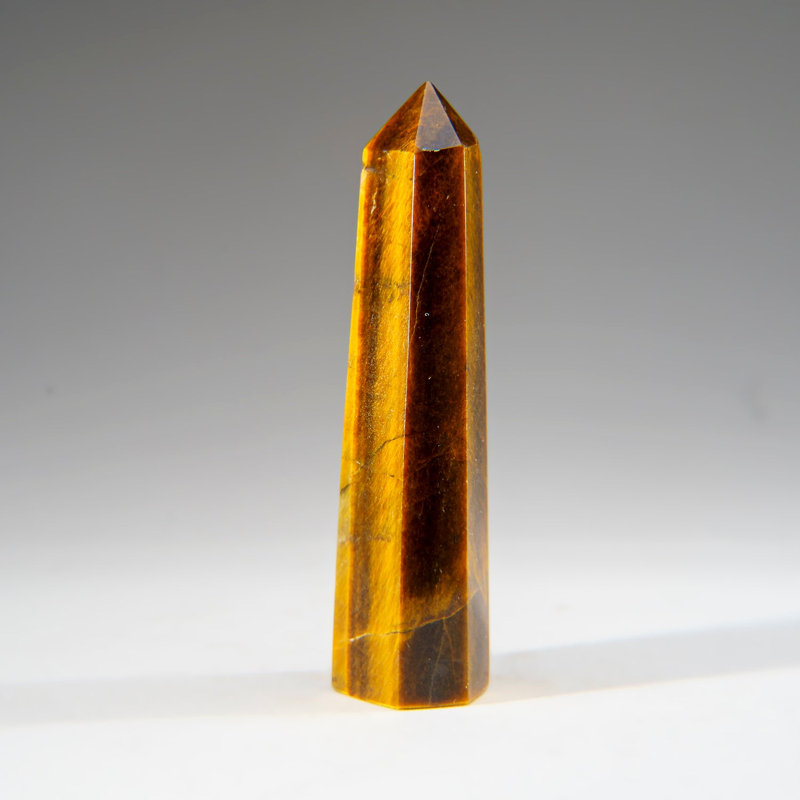 Véritable poli (moyen) Tiger's Eye Point