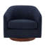Fauteuil demi-tonneau pivotant avec repose-pieds Bennett-121504178