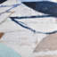Coussin décoratif Wyatt Abstract Horizon Mark - sable, bleu denim et blanc doux - 24 po x 24 po-122747296