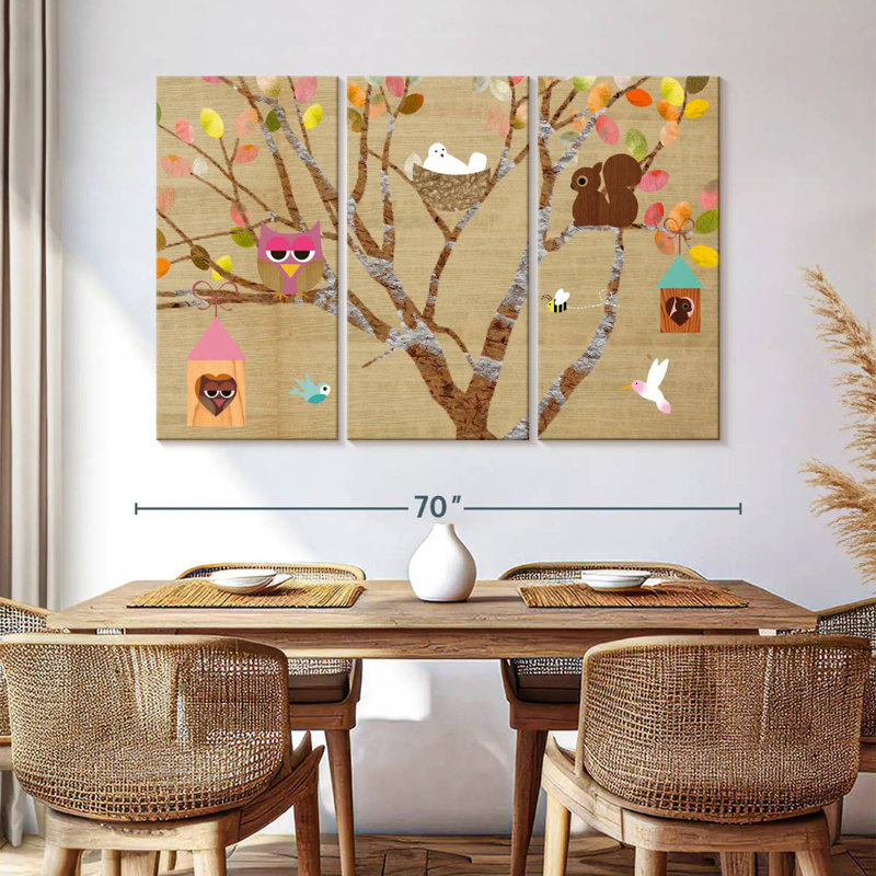 Tree Wood, 42" H x 65" W