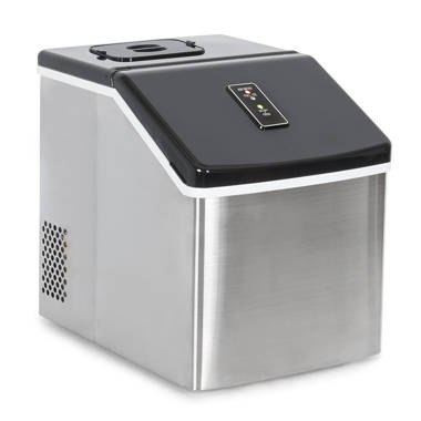Avanti Elite Series Countertop Nugget Ice Maker and Dispenser, 33 lbs, in Stainless Steel