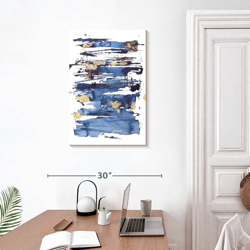 Avery Blue Rapture II, 30" H x 20" W