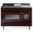 ILVE Nostalgie II Series 48 inch Dual Fuel Range with 5 Sealed Burners, Griddle, Frenchtop (Glass Door)-98196546-98196550
