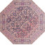 Tapis transitionnel Amilio bleu marine / mauve-1591787085