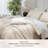MooMee Duvet Cover Set Silky Sateen Look Luxury Sheen Zipper Closure & 8 Interior Ties 100% Long-Staple Cotton 600TC -113815272-105272386