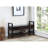 Vannes Espresso Storage Shoe Bench, Shoe Storage