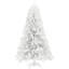 Arbre de Noël artificiel de 7,5 pi de hauteur, arbre de Noël non éclairé avec 1346 pointes de branches, ouverture automatique, base en acier HOMcom, blanc, blanc-1958138115