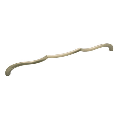 Trellis Collection Handle Pull - 12" Center to Center Cabinet Pull Elusive Golden Nickel - Traditional Hardware for Drawers & Cabinets