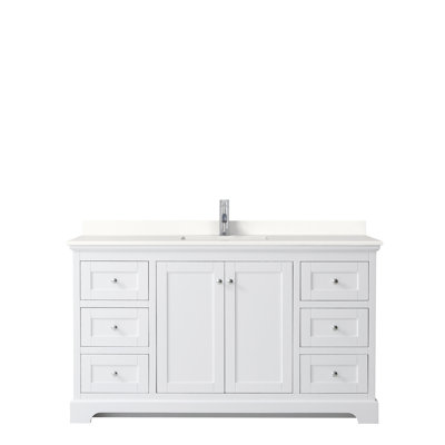 Avery Free Standing Single Bathroom Vanity with Top