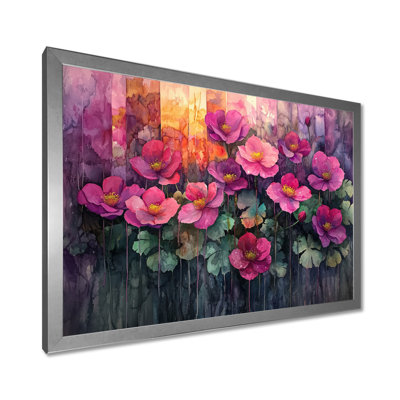 Frontenac lavande Echeveria et Burro S Tail Succulent Forest - Art mural succulent