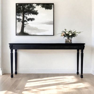 Console rétro sculptée