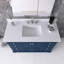 Ensemble de meuble-lavabo autoportant 48 po avec plateau en marbre 48 po
