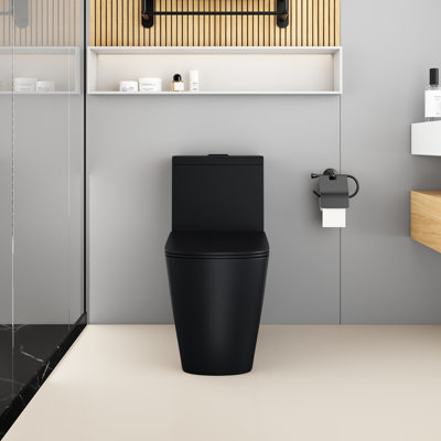 Toilette moderne une pièce à double chasse KDK Home Torando