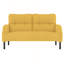 Canapé double confortable, causeuse