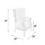 Fauteuil capitonné large de 36 po Foye-1942210423