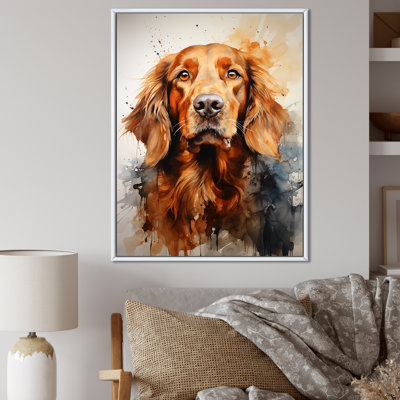 " Dog Irish Setter Impressions I "