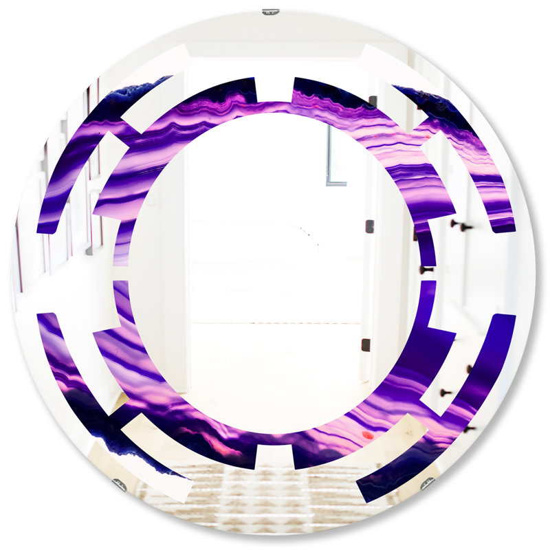 Miroir mural Geode, 31,5 po x 31,5 po