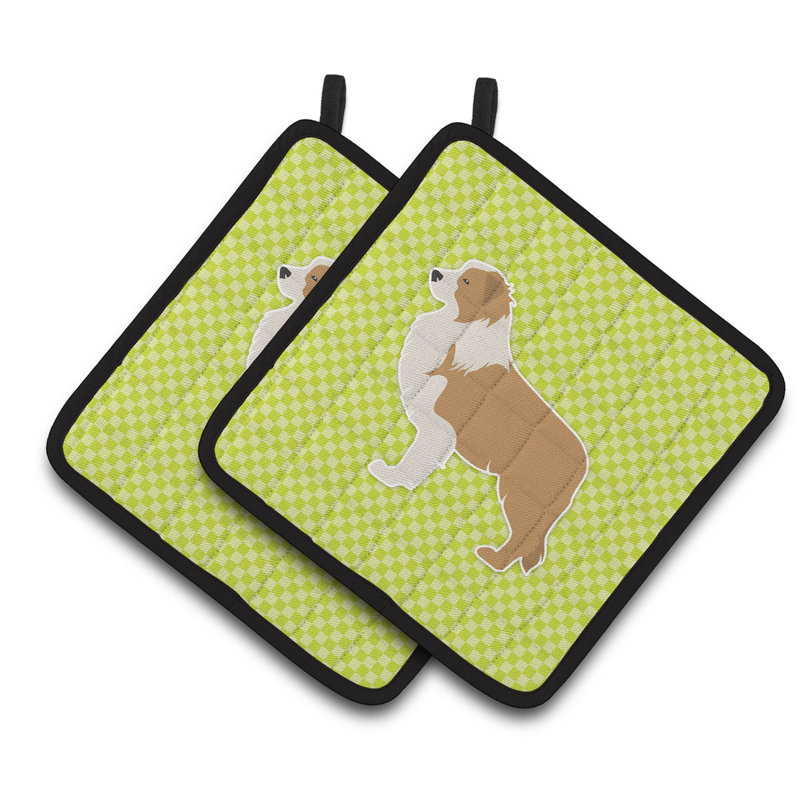 Red Barrel Studio® Polyester Potholder, Green