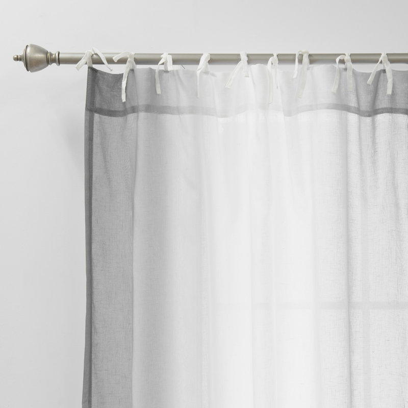 Paire de rideaux Sav, Gris
