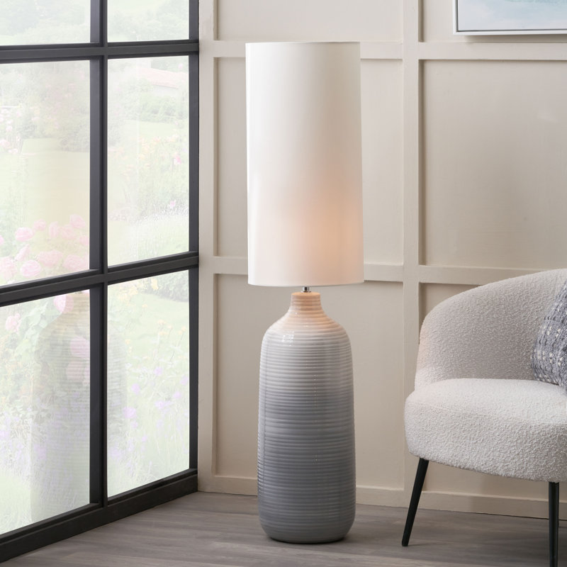 122cm Gloss Traditional Floor Lamp