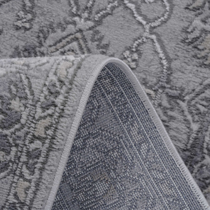 Tapis intérieur / extérieur en polyester / polypropylène tressé à la machine Zachais, Tapis de couloir 2 pi 2 po x 8 pi