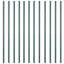Fence Posts 12 Pcs Powder-Coated Steel-1753982552-1753987490