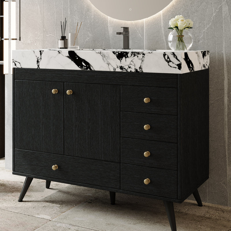 Meubles-lavabos en pouces (doivent inclure le meuble et le lavabo) - Rangement pour la maison, Noir