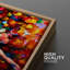 Ballerine, danseuse, impressions sur toile colorées pour le décor de chambre à coucher de salon-104074661-104074664