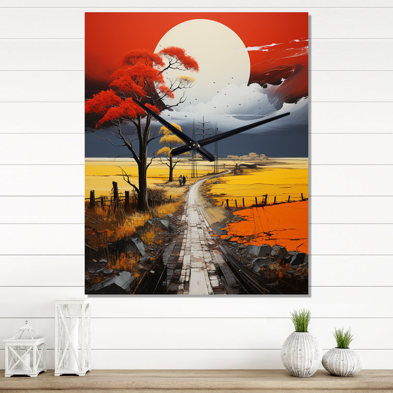 Horloges murales Cainnech - Prairies, Grand