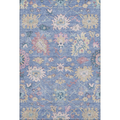 Premium Machine Washable Gurubaksh AMF1154 Global Rug