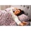 4 pièces grand drap rouille motif floral 100% flanelle de coton Dimensions surdimensionnées pour matelas de 18 po ajustés doux et élastiques pré-rétréci avec plat 2 taies d'oreiller Laver à la machine-124486110